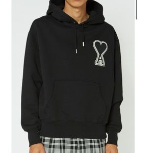 Ami Alexandre Mattiussi - Black “ Ami De Coeur” Hoodie